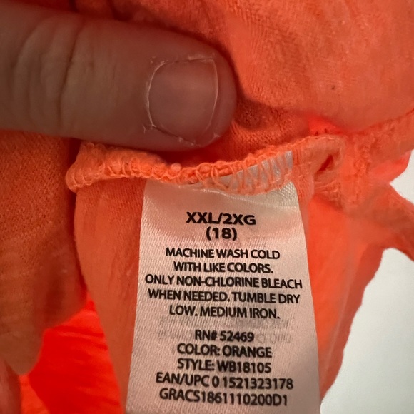 EUC Boys Wonder Nation Bright Orange Polo Shirt - Picture 4 of 5